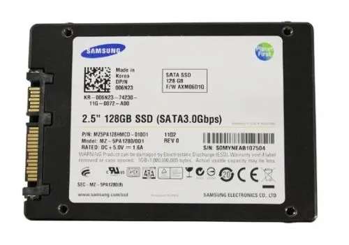006N23 Dell 128GB Multi-Level Cell SATA 3Gb/s 2.5-Inch Solid State Drive for Latitude Notebooks
