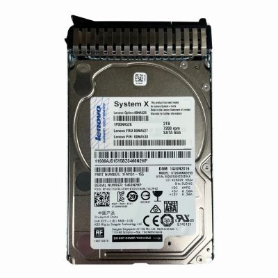00NA527 Lenovo 2TB 7200RPM SATA 6Gb/s Hot-Swappable 2.5-inch Internal Hard Drive
