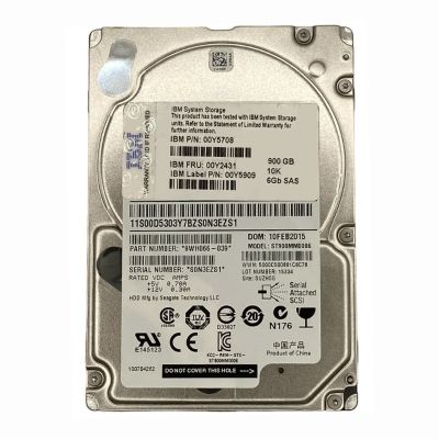 00Y5708 IBM 900GB 1000RPM SAS 6Gb/s 2.5-inch Internal Hard Drive