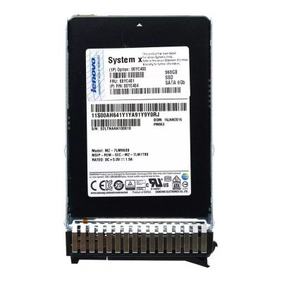 00YC401 Lenovo 960GB Multi-Level Cell SATA 6Gb/s Hot Swappable 2.5-Inch Solid State Drive