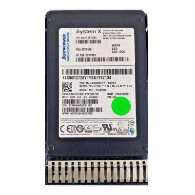 00YC465 Lenovo 800GB SAS 12Gb/s Hot Swappable 2.5-Inch Solid State Drive for System x3550 M5 Server