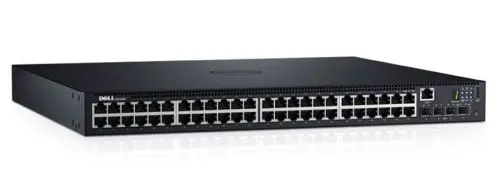 03WY51 Dell PowerSwitch N1500 Series N1548P 48 x RJ-45 Ports PoE+ 10/100/1000Base-T + 4 x SFP+ Ports Layer 3 Managed 1U Rack-mountable Gigabit Ethernet Network Switch