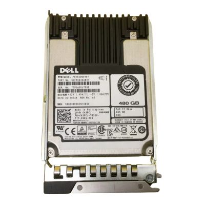 043PCJ Dell 480GB Multi-Level Cell SAS 12Gb/s Hot-Pluggable Mixed Use 2.5-Inch Solid State Drive for PowerEdge and PowerVault Servers
