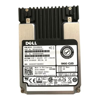 04KG4X Dell 960GB Multi-Level Cell SAS 12Gb/s Hot-Pluggable Read Intensive 2.5-Inch Solid State Drive