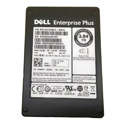 04NMJF Dell 3.84TB Multi-Level Cell SAS 12Gb/s Hot-Pluggable Read Intensive 2.5-Inch Solid State Drive for PowerEdge Servers