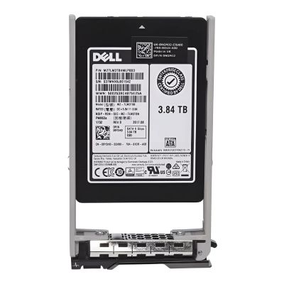 09Y3HD Dell 3.84TB Multi-Level Cell SATA 6Gb/s Hot-Pluggable Read Intensive (512e) 2.5-Inch Solid State Drive with 3.5-Inch Hybrid Carrier for PowerEdge and PowerVault Servers
