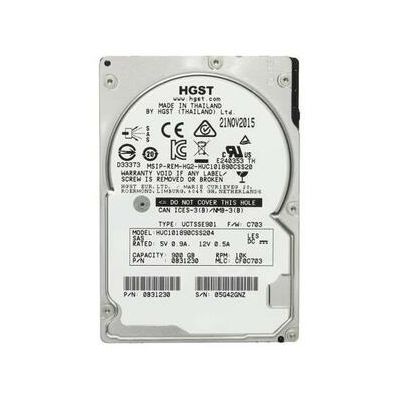 0B31230 Hitachi Ultrastar C10K1800 900GB 10K RPM 12Gb/s SAS 128MB Cache 2.5-inch Hard Drive