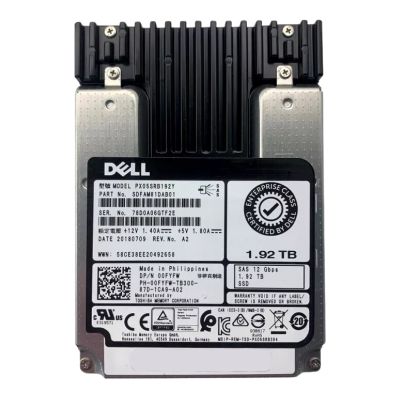 0FYFW Dell 1.92TB Multi-Level Cell SAS 12Gb/s Hot-Pluggable Read Intensive 2.5-Inch Solid State Drive with 3.5-Inch Hybrid Carrier for PowerEdge and PowerVault Servers