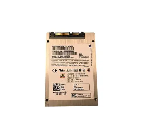 0J533H Dell 64GB Multi-Level Cell SATA 3Gb/s 2.5-Inch Solid State Drive