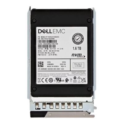 0MNMV Dell 1.6TB Triple-Level Cell PCI Express NVMe 4.0 x4 Mixed Use 2.5-Inch Solid State Drive