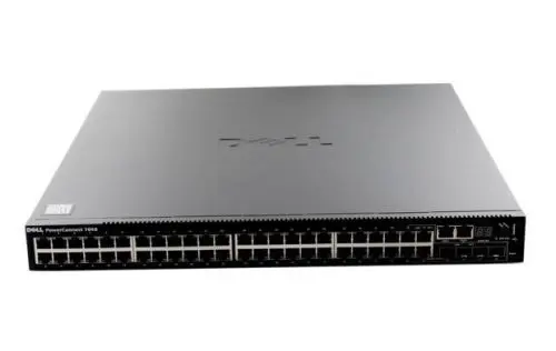 0R7M47 Dell PowerConnect 7000 Series 7048P 48 x Ports PoE 10/100/1000Base-T + 4 x SFP+ Ports Layer 3 Managed 1U Rack-mountable Gigabit Ethernet Network Switch
