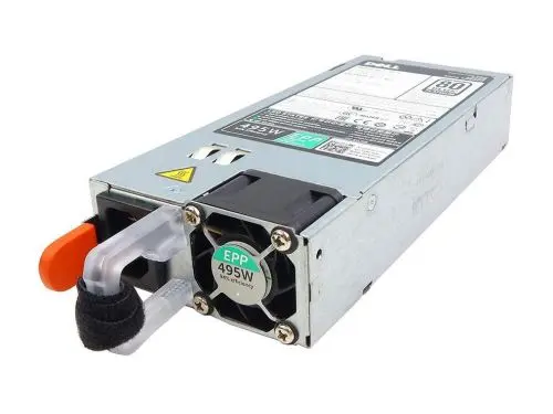0VKDD2 Dell 495-Watts 100-240V 6.5A 50-60Hz Hot-Pluggable 80-Plus Platinum Power Supply for PowerEdge R730 / R740 / R630