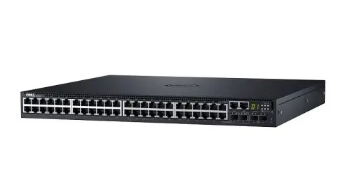 0W2KW5 Dell S3148P 48 x Port PoE 10/100/1000Base-TX + 2 x SFP+ Ports + 2 x Combo SFP Ports Layer 3 Managed Rack-mountable Network Switch
