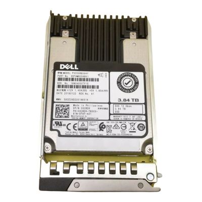 0XCRDV Dell 3.84TB Multi-Level Cell SAS 12Gb/s Hot-Pluggable Read Intensive 2.5-Inch Solid State Drive with 3.5-Inch Hybrid Carrier for PowerEdge and PowerVault Servers