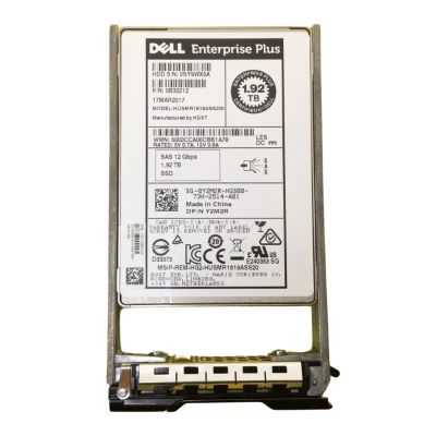 0Y2M2R Dell 1.92TB Multi-Level Cell SAS 12Gb/s Read Intensive 2.5-Inch Solid State Drive with Tray for PowerEdge Servers