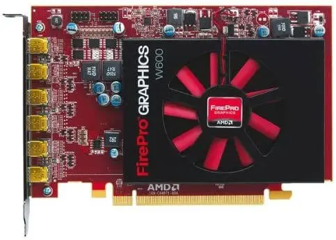 100-505746 ATI Technologies FirePro W600 2GB 128-Bit GDDR5 PCI Express 3.0 x16 6x Mini DisplayPort Workstation Video Graphics Card