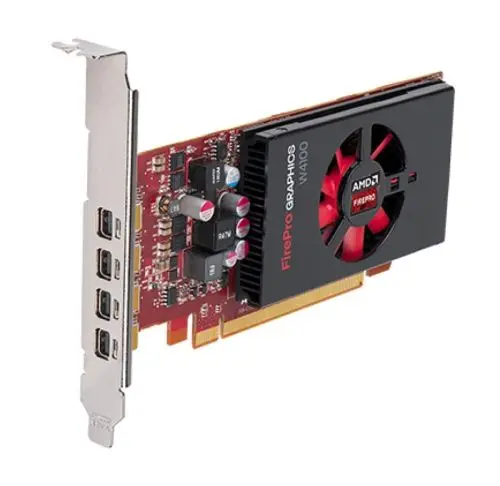100-505817 ATI Technologies FirePro W4100 2GB DDR5 128-Bit PCI Express 3.0 x16 4x Mini DisplayPort Workstation Video Graphics Card