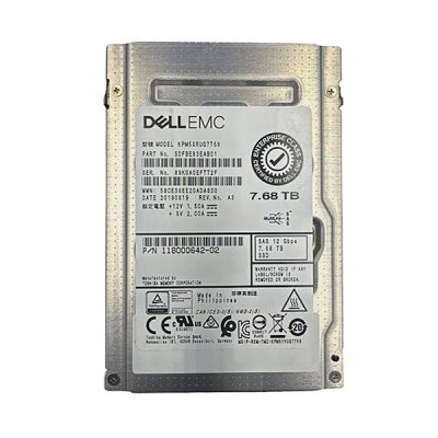 118000642-02 EMC Enterprise 7.68TB 12Gb/s SAS 2.5-Inch Solid State Drive