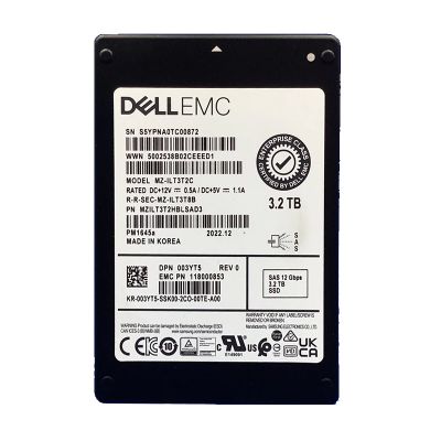 118000853 Dell EMC PM1645A 3.2TB 12Gb/s SAS Solid State Drive