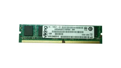15-10847-01 Cisco 1GB DDR2-667 MHz PC2-5300 ECC Registered CL5 244-Pin RDIMM 1.8V Memory Module