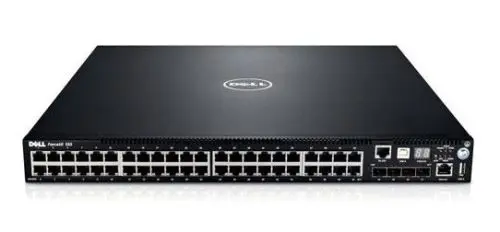 187R3 Dell Force10 S55 Series S55T-DC 48 x Port 1000Base-T + 4 x SFP Ports Rack-mountable Gigabit Ethernet Network Switch