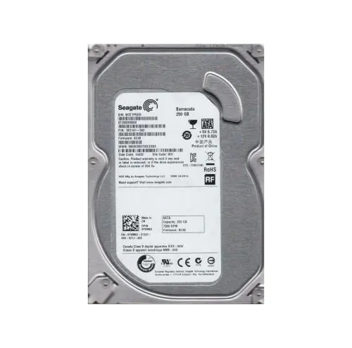 1BD141-502 Seagate Barracuda 7200.14 Series 250GB 7200RPM SATA 6Gb/s NCQ 16MB Cache (512) 3.5-Inch Hard Drive
