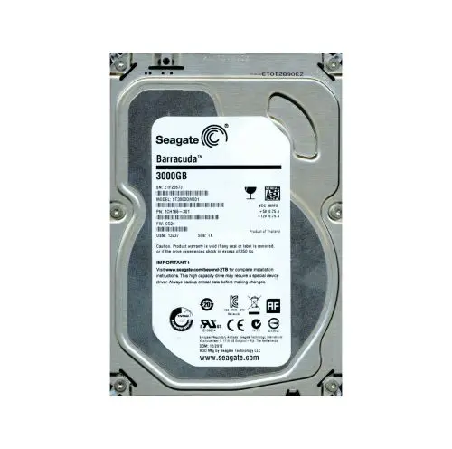 1CH166-301 Seagate Barracuda 3TB 7200RPM SATA 6Gb/s 64MB Cache (RoHS) 3.5-Inch Hard Drive
