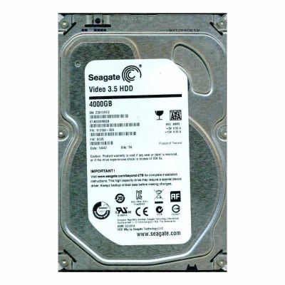1F3168-300 Seagate Video 3.5 4TB 5900RPM SATA 6Gb/s NCQ 64MB Cache (RoHS) 3.5-Inch Hard Drive
