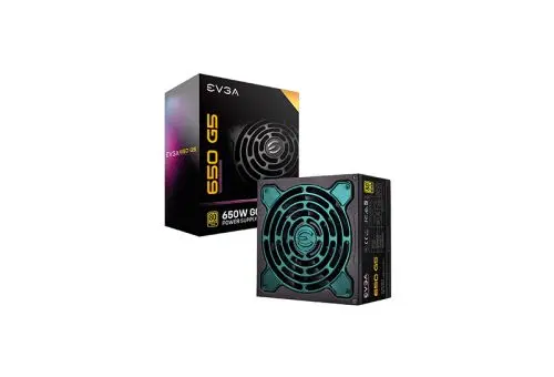 220-G5-0650-X1 EVGA SuperNOVA 650-Watts 100-240V 10-5A 50-60Hz 80-Plus Gold 24-Pin ATX Fully Modular Power Supply