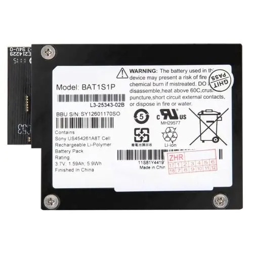 371-4982 Sun 6Gb/s SAS-2 RAID PCI MegaRAID Battery Backup Unit