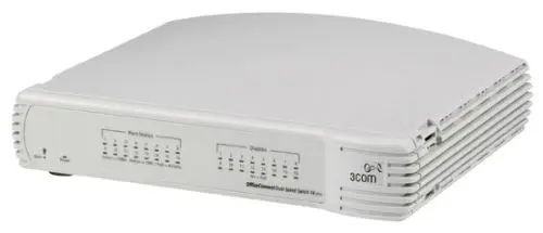 3C16792B 3Com OfficeConnect 16 x RJ-45 Ports 10/100Base-TX Layer 2 Managed Rack-mountable Fast Ethernet Network Switch