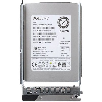 3GDK0 Dell 3.84TB Triple-Level Cell SATA 6Gb/s Read Intensive 2.5-Inch Solid State Drive
