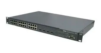 3N443 Dell PowerConnect 5224 24 x Ports 10/100/1000Base-T + 4 x SFP Combo Ports Layer 3 Managed 1U Rack-mountable Gigabit Ethernet Network Switch