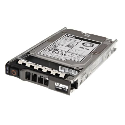 400-ADPT Dell 900GB 10000RPM SAS 6Gb/s Hot-Pluggable Dual Port (512n) 2.5-Inch Hard Drive with Tray for PowerEdge Server