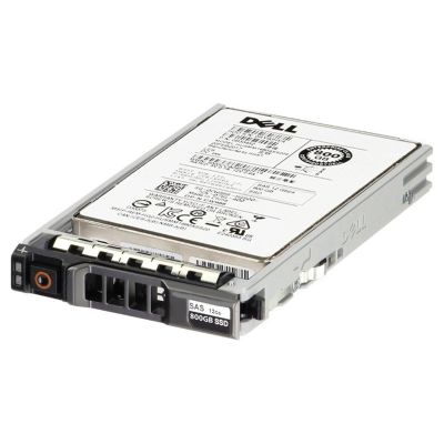 400-AZQO Dell 800GB Triple-Level Cell SAS 12Gb/s Mixed Use SFF 2.5-inch Solid State Drive with Tray for PowerEdge Server