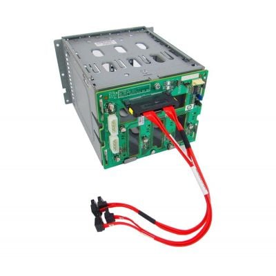 459191-001 HP SAS/SATA Hard Drive Cage with Backplane Board for ProLiant ML150/ML310 G5/G5P Server