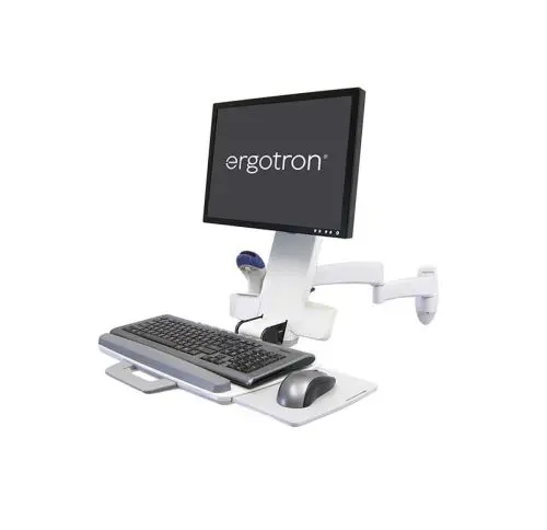 45-230-216 Ergotron 200 Series Combo Arm (white) Keyboard & Monitor Mount