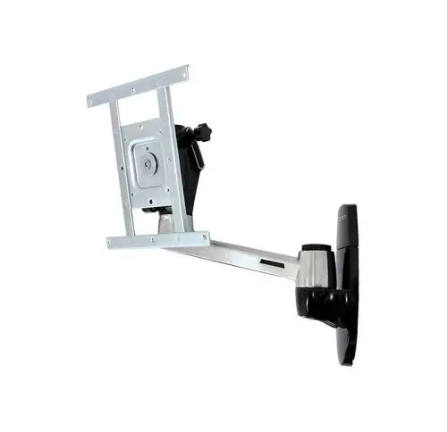 45-268-026 Ergotron LX HD Wall Swing Arm Heavy Monitor or TV Mount - Polished Aluminum