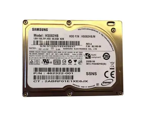 462322-001 Compaq 80GB 7200RPM IDE / ATA-100 3.5-Inch Hard Drive