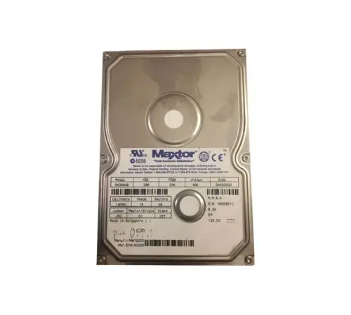 54098U8 Maxtor 40GB 7200RPM IDE 3.5-Inch Hard Drive