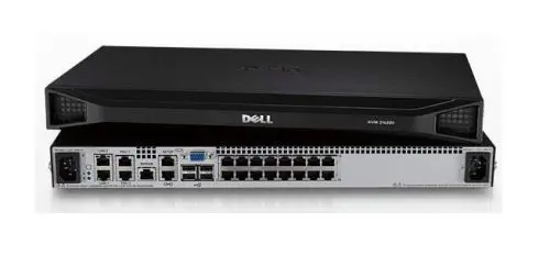 5FCNR Dell 2162DS 16 x Ports RJ-45 + 2 x Ports GE + 4 x Ports USB 2.0 + 2 x Ports PDU + 1 VGA Port Remote KVM Console Switch
