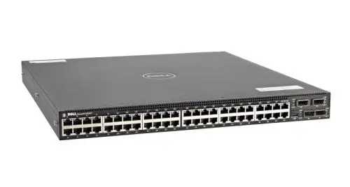 5H4H5 Dell Networking S-Series S4820T 48 x RJ-45 Ports 10GBase-T + 4 x QSFP+ Ports Layer 3 Managed 1U Rack-mountable Gigabit Ethernet Network Switch