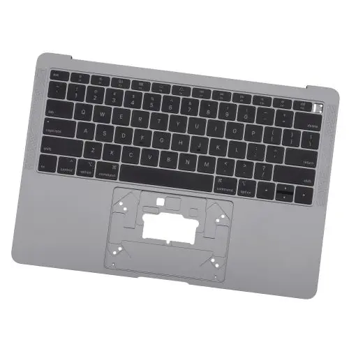 Apple 661-15386 aluminum top case in silver with backlit keyboard and mic for MacBook Air 13" A2179