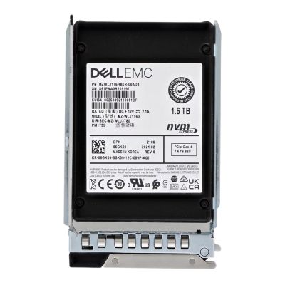 6GK00 Dell 1.6TB Triple-Level Cell PCI Express NVMe 4.0 x8 Mixed Use 2.5-Inch Solid State Drive