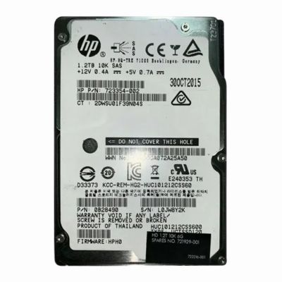 721929-001 HP Savvio 10K.7 1.2TB 10000 RPM SAS 6Gb/s 64MB Cache 2.5-Inch Hot-Swappable SFF Hard Drive