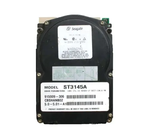 915009-306 Seagate 130MB 3800RPM IDE/ATA 32KB Cache 3.5-Inch Hard Drive