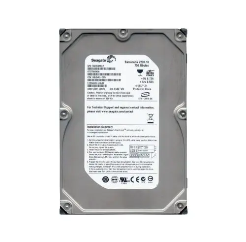 9BJ048-305 Seagate Barracuda 7200.1 Series 750GB 7200RPM IDE Ultra ATA/100 (ATA-6) 16MB Cache (CE) 3.5-Inch Hard Drive