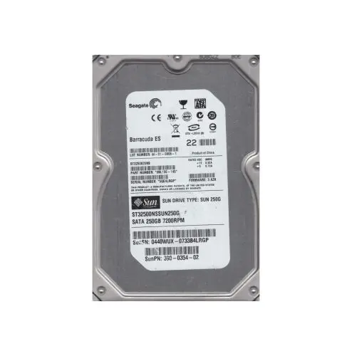 9BL13E-145 Seagate Barracuda ES Series 250GB 7200RPM SATA 3Gb/s 8MB Cache (CE) 3.5-Inch Hard Drive