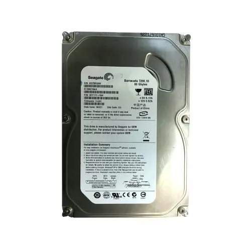 9CY111-504 Seagate Barracuda 7200.10 Series 80GB 7200RPM SATA 3Gb/s 2MB Cache (CE) 3.5-Inch Hard Drive