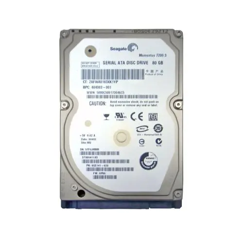 9GE141-620 Seagate Momentus 7200.3 80GB 7200RPM SATA 3Gb/s 16MB Cache 2.5-inch Hard Drive